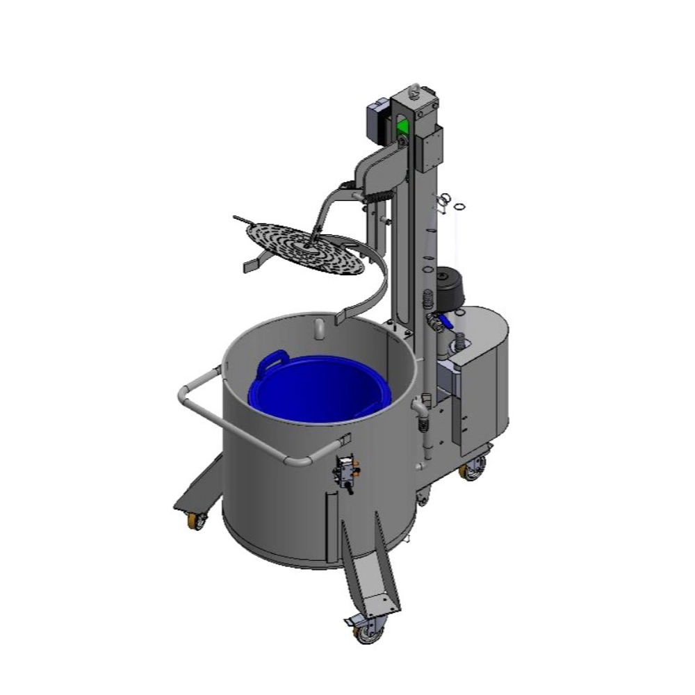 Bubble washing tank for different fruits and vegetables production